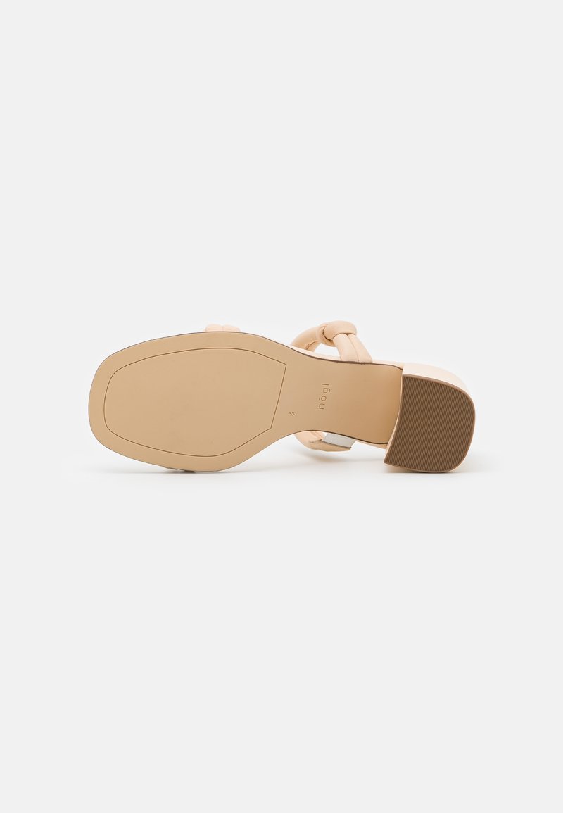 Damen Flache Pantoletten | Högl GRACE Pantolette hoch butter/offwhite - NP29991 Damen Flache Pantoletten | Högl GRACE Pantolette hoch butter/offwhite - NP29991