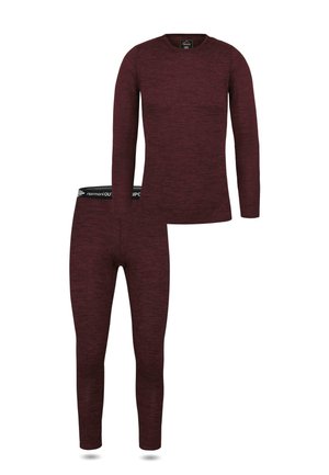 RWS MERINO Pullover Merino Unterhose SET - Unterhose lang - rot