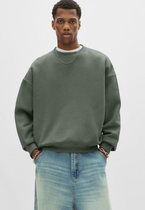 WASHED BOXY - Felpa - grey