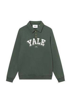 Les Deux YALE COLLEGE UNISEX - Sweatshirt - duffel bag green/ivory