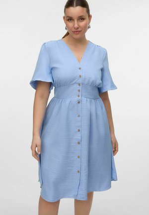 VMCMELANEY MIDI - Skjortekjole - chambray blue