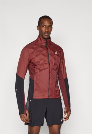 ROAD WINTER JACKET - Runningjack - dark red planet