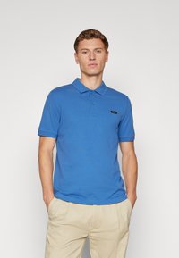 Calvin Klein BUTTON - Poloskjorter - delta blue