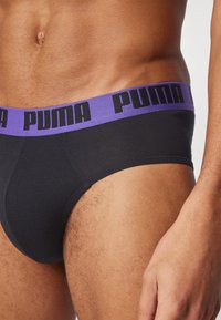 Puma MEN EVERYDAY BRIEFS 2 PACK - Chilot - violet/black