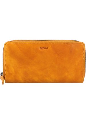 Mika Lederwaren Portefeuille - gelb