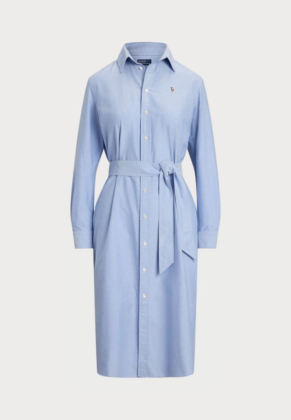 BELTED COTTON OXFORD SHIRTDRESS - Shirt dress2