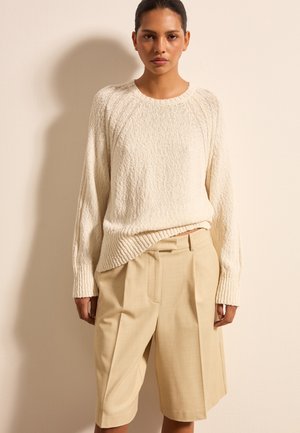 Strickpullover - cream white