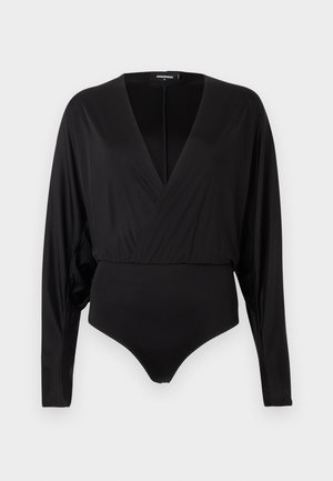 Tops ar garām piedurknēm - black