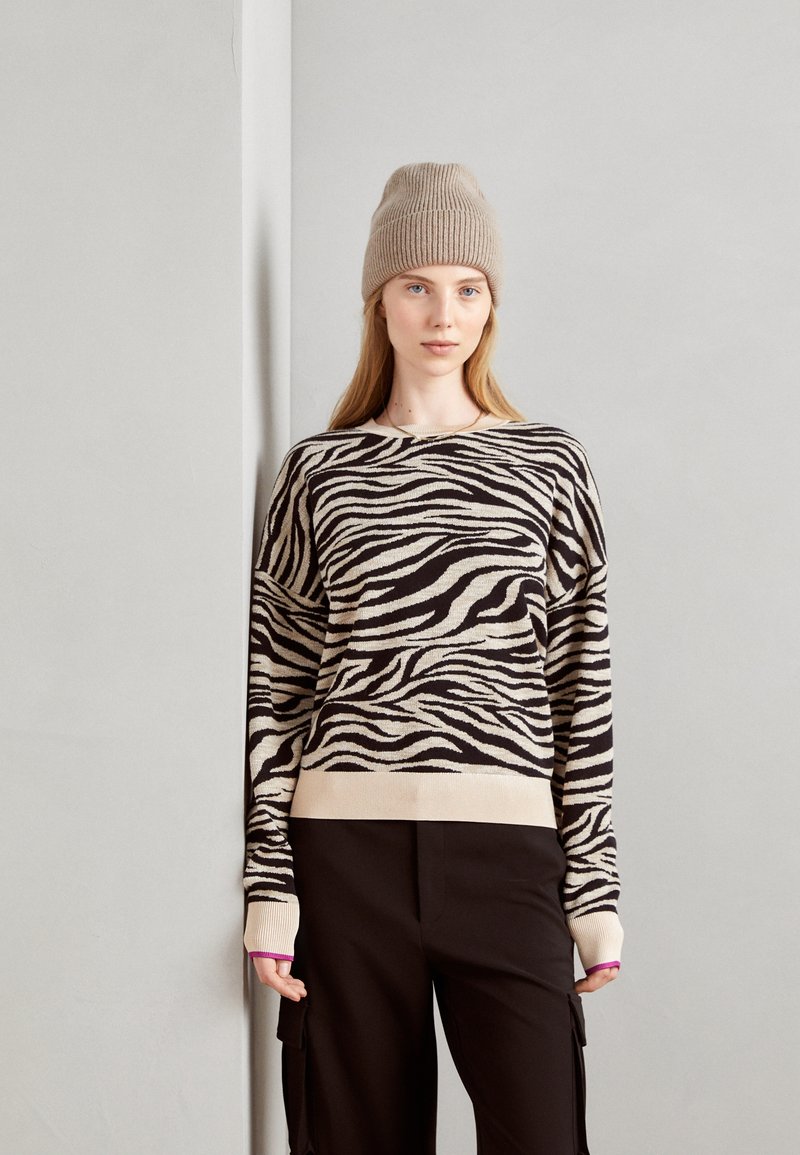 Scotch & Soda Damen Fuzzy Crew Neck Pullover, Light Mint, im Sale main image 0