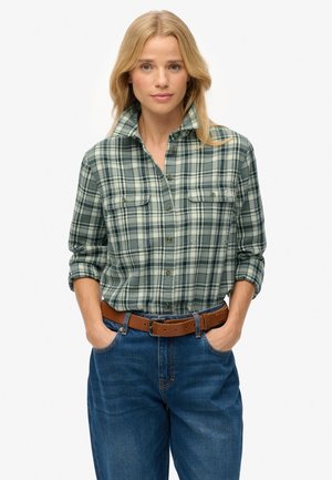 Chemisier - green check