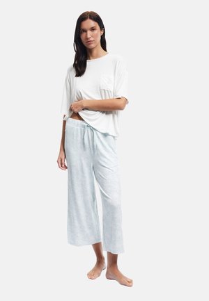 SET - Pyjama - white blue