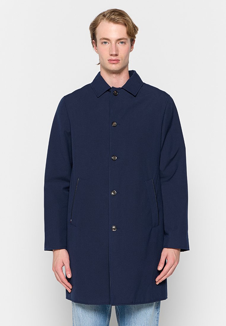 Tommy Hilfiger Halflange jas donkerblauw