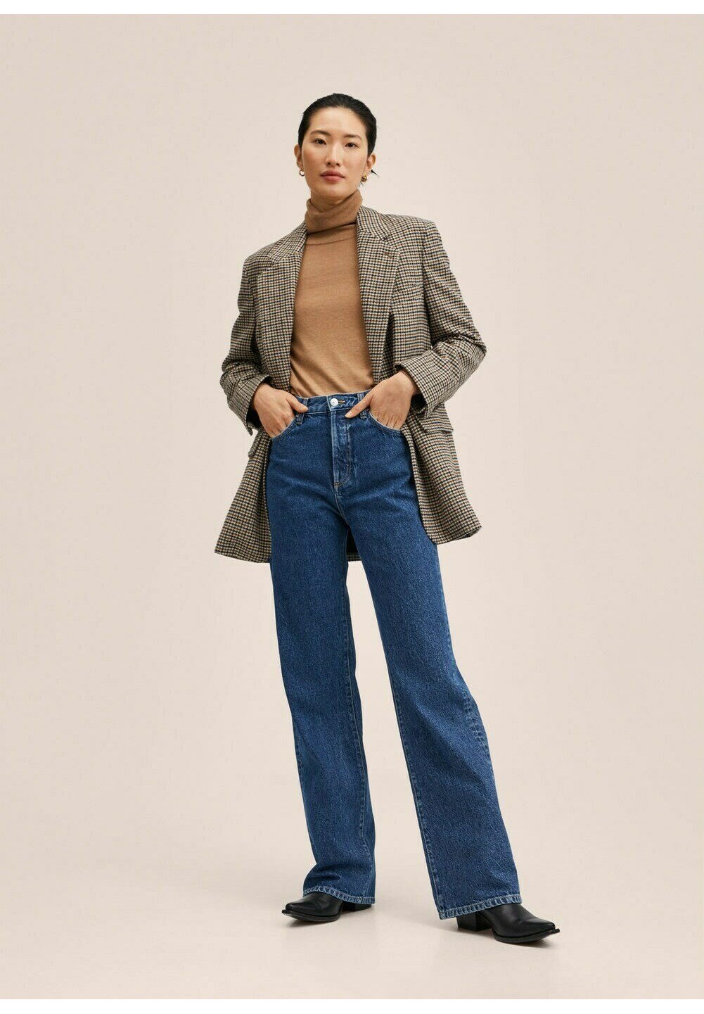 Mango Jeans a zampa - bleu foncé/blu scuro - Zalando.it