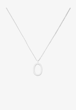 Design Letters HALSKETTE MIT GROSS INITIAL CHARM SILBER (A-Z) - Collier - silver coloured