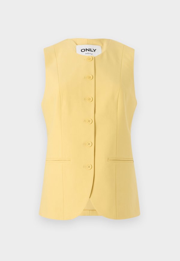 ONLMALENA LIFE O NECK - Waistcoat - dried moss2