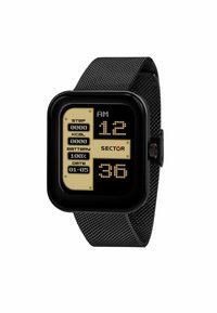 Sector No Limits S-03 Smartwatch Uomo, Cassa In Acciaio 47mm, Quadrante Nero, Vetro Minerale, Cinturino A Maglie - R3253294001