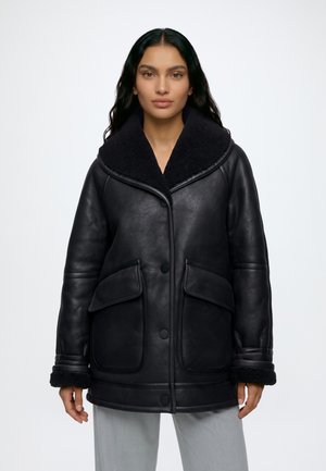 Topshop, TSTORA COATED JACKET - Класическо палто - black
