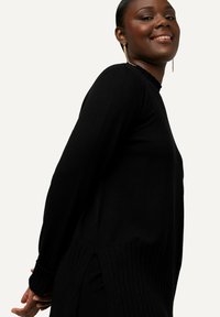Ulla Popken STEHKRAGEN LANGARM - Maglione - black