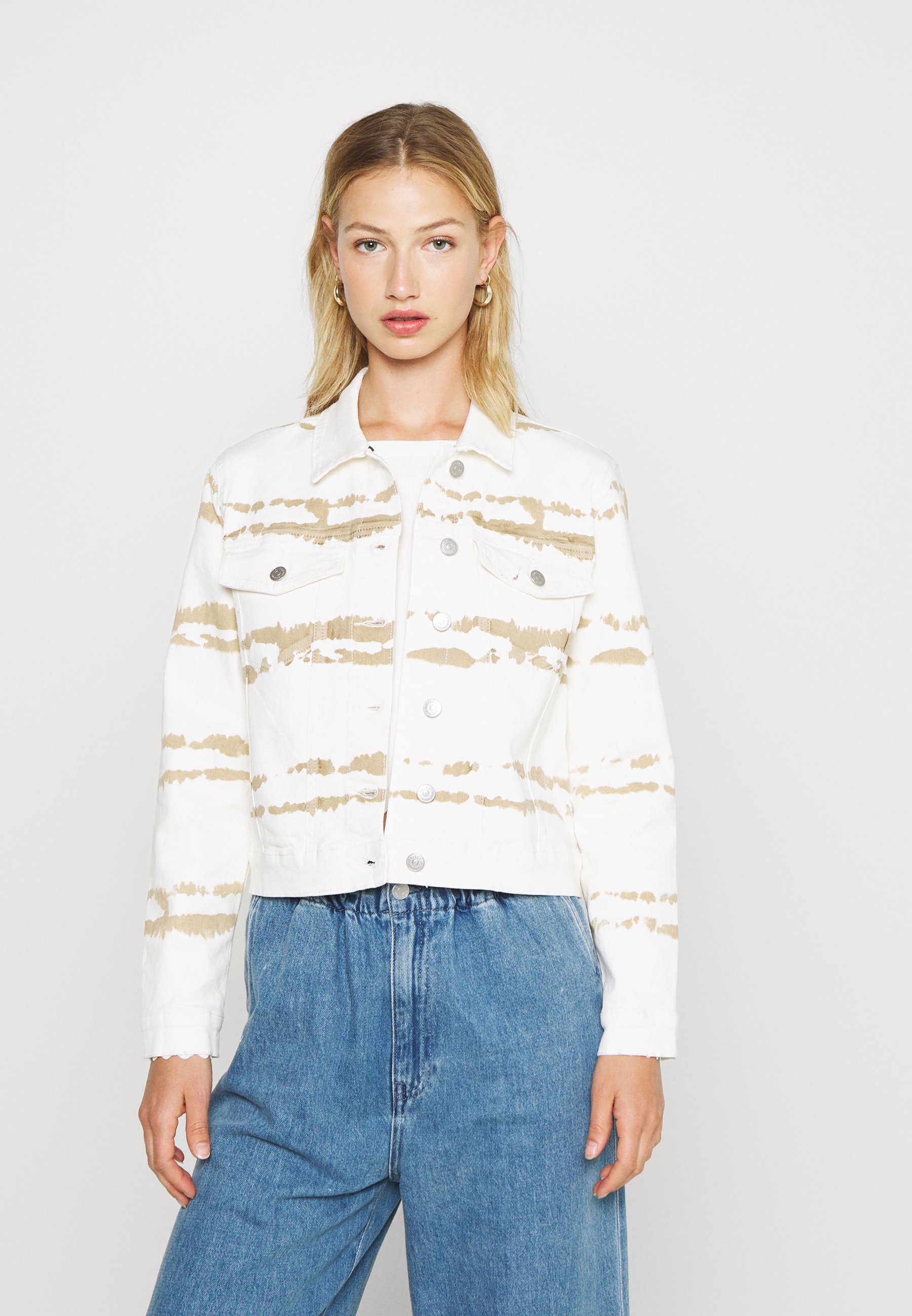 Object OBJSTACEY JACKET Jeansjakke cloud dancerincense Object OBJSTACEY JACKET - Jeansjakke - cloud dancer/incense