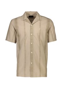 DOBBY STRIPE RESORT - Shirt - sand