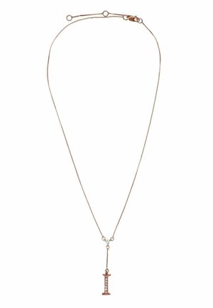 INITIAL ALPHABET LETTER I  - Collier - rose gold coloured
