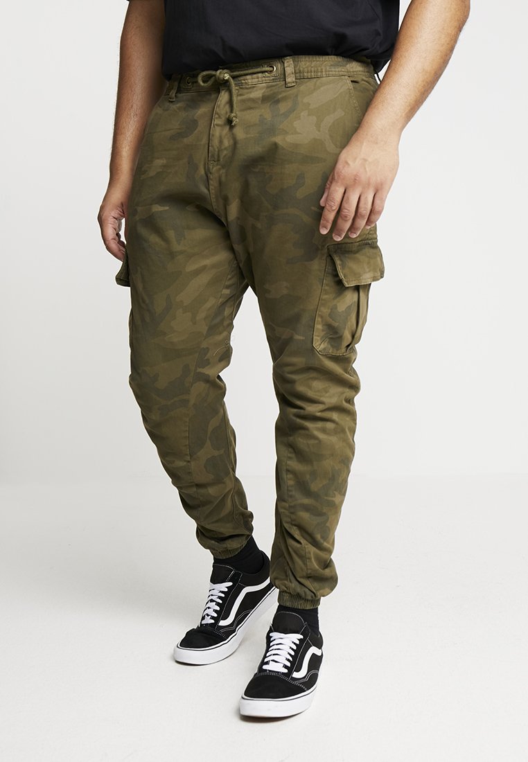 Urban Classics - PANTS - Cargobroek - olive, Vergroten