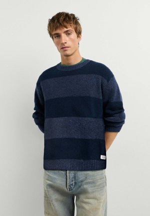 Pepe Jeans, DEACON STRIPES - Пуловер - sea blue