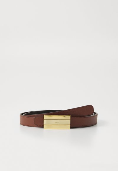 Bally OLLAM - Cinturón - black/russet/gold-coloured