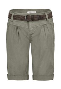 BERMUDA MIT GÜRTEL UND TASCHEN - Shorts - grün
