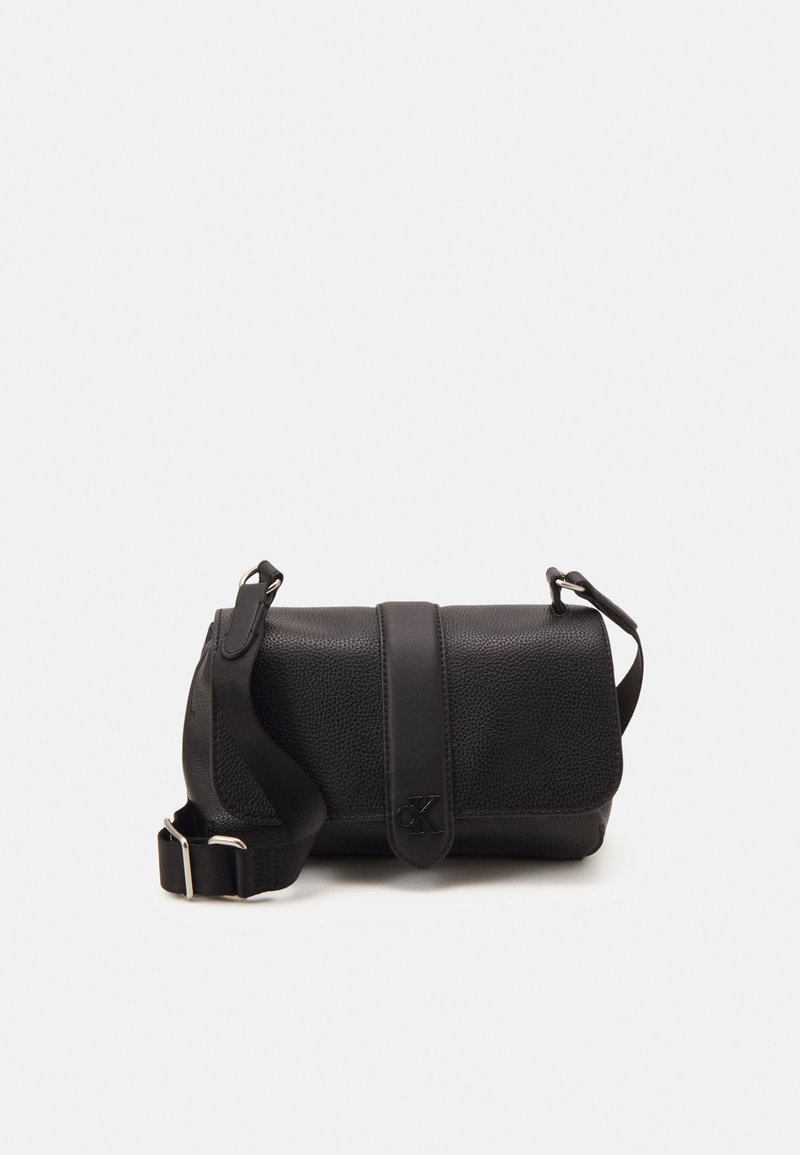 Calvin Klein Jeans FLAP CROSSBODY Sac bandoulière black/noir
