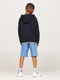 Tommy Hilfiger ESSENTIAL ZIPTHROUGH HOODIE UNISEX - Felpa con zip - desert sky