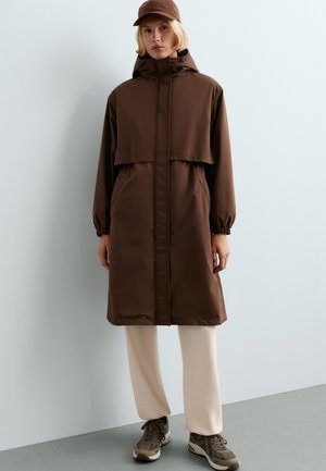 OYSHO, FELLEX® AEROGEL 10K WATERPROOF LONG PADDED JACKET - Waterproof jacket - brown