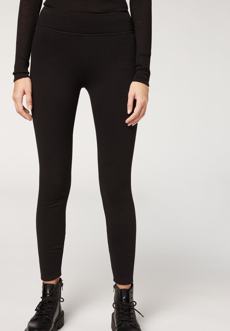 Calzedonia THERMO ULTRA PLUCH - Leggings - Trousers - nero