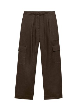 Mango Pantalon cargo - brown