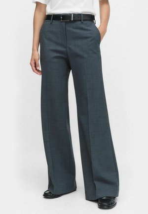 ELISE STRAIGHT - Stoffhose - grey melange