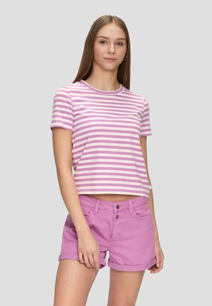 STREIFENMUSTER - T-Shirt print - lavendel