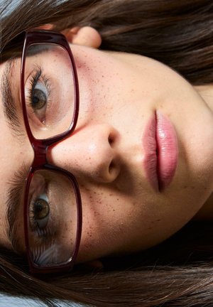 RECTANGULAR - Lunettes de soleil - dark red