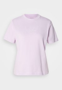 CLASSIC FIT TEE - Triko s potiskem - lavender blush