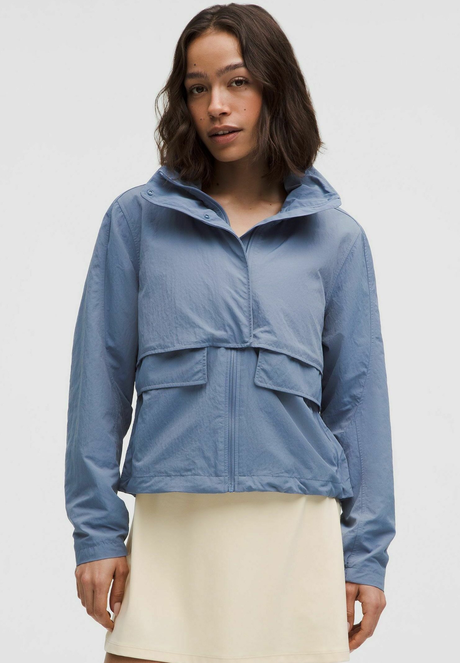 lululemon ALWAYS EFFORTLESS - Outdoorjas - washed denim/blauw