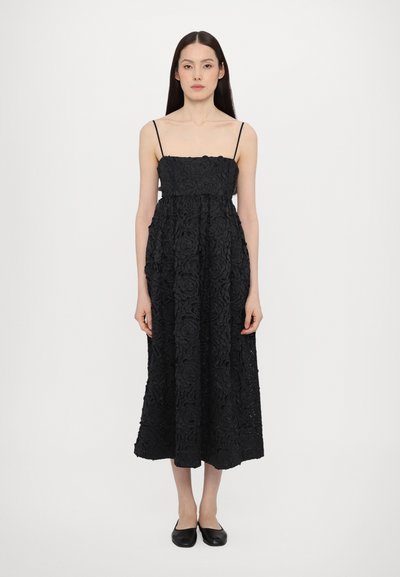Stine Goya VOLOMINOUS MIDI DRESS - Cocktailkjole / festkjole - black