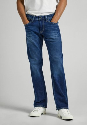 Straight leg jeans - blue denim