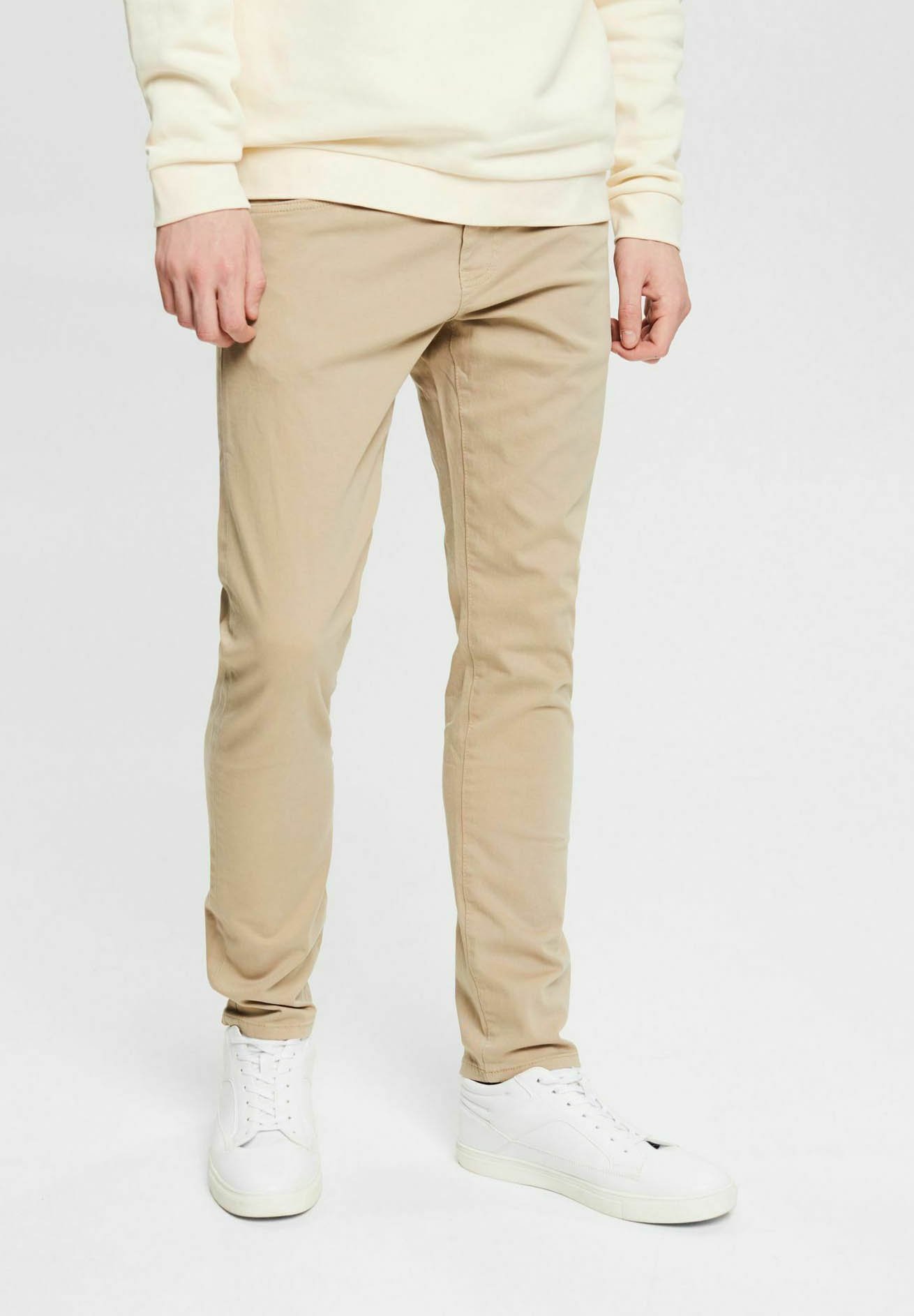 Esprit Pantaloni - light beige/beige screziato - Zalando.it