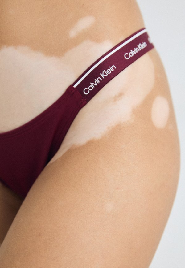 CURVED DELTA - Bikini bottoms - plum glaze2