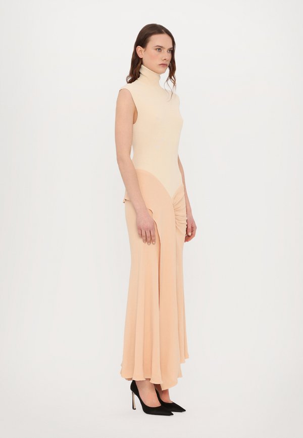 CAP SLEEVE DETAIL MIDI - Cocktail dress / Party dress - pale peach3