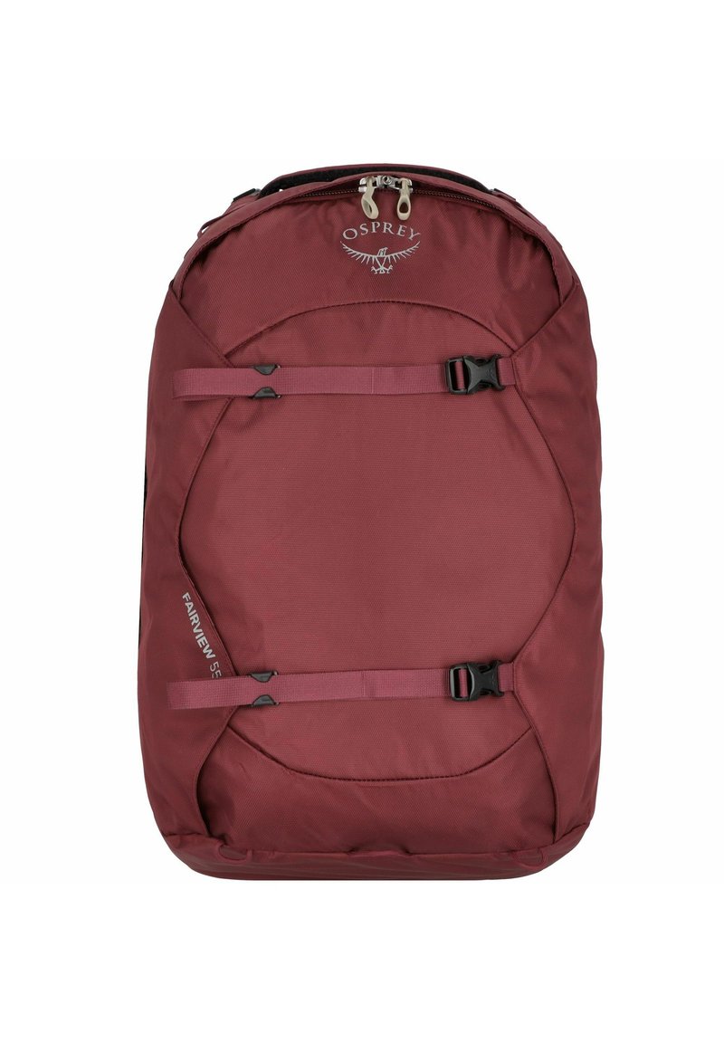 Osprey FAIRVIEW 55 LAPTOPFACH - Sac de randonnée - zircon red/bordeaux ...