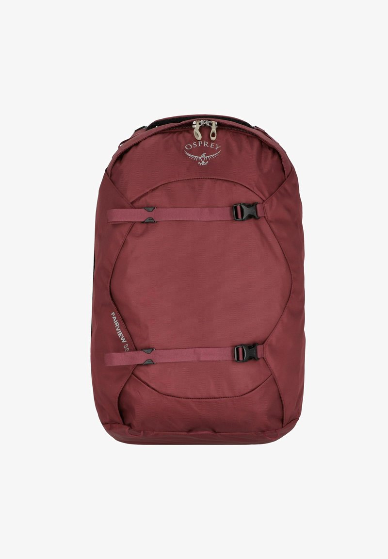 Osprey FAIRVIEW 55 LAPTOPFACH - Sac de randonnée - zircon red/bordeaux ...