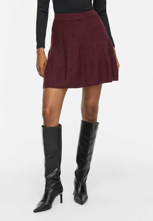 VILA, MINI SKIRT VIRIL KNITTED - А-образна пола - winetasting