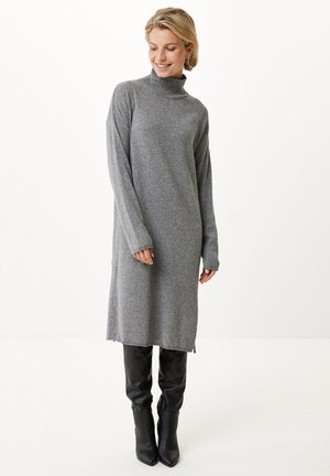 Jumper dress - mid grey melee