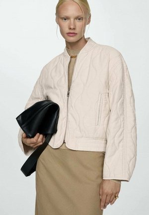 Mango Bomber bunda - off-white