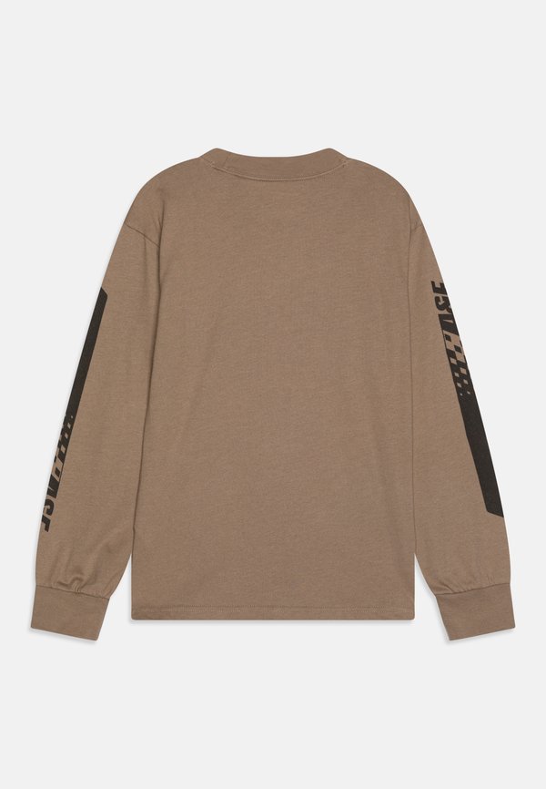 LOGO SLEEVEHITS - Long sleeved top - desert taupe2